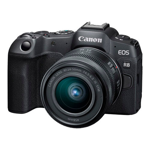 Canon EOS R8 Mirrorless Camera with RF 24-50mm f/4.5 6.3 IS STM Lens