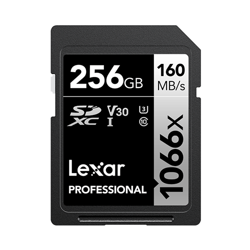 Lexar Professional 1066x 256GB SDXC UHS-I Card SILVER Series