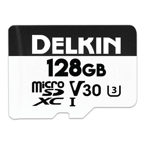 Delkin Devices 128GB Advantage UHS-I microSDXC Memory Card with SD Adapter
