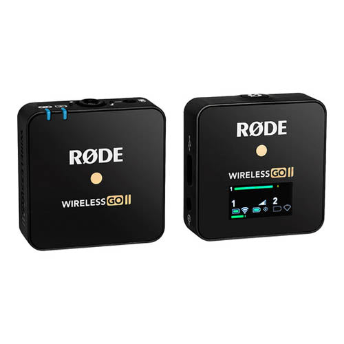 RODE Wireless GO II Single Compact Digital Wireless Microphone System/Recorder (2.4 GHz, Black)