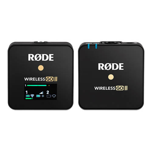 RODE Wireless GO II Single Compact Digital Wireless Microphone System/Recorder (2.4 GHz, Black)