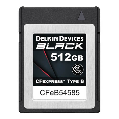 Delkin Devices 512GB BLACK CFexpress Type B Memory Card