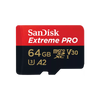 SanDisk 64GB Extreme Pro UHS-I microSDXC Memory Card with SD Adapter