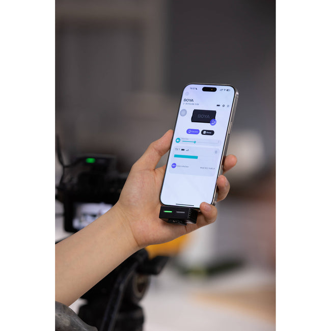 BOYA BOYALINK 3 AI-Powered 2-Person Wireless Microphone System for Cameras and Mobile Devices (2.4 GHz)