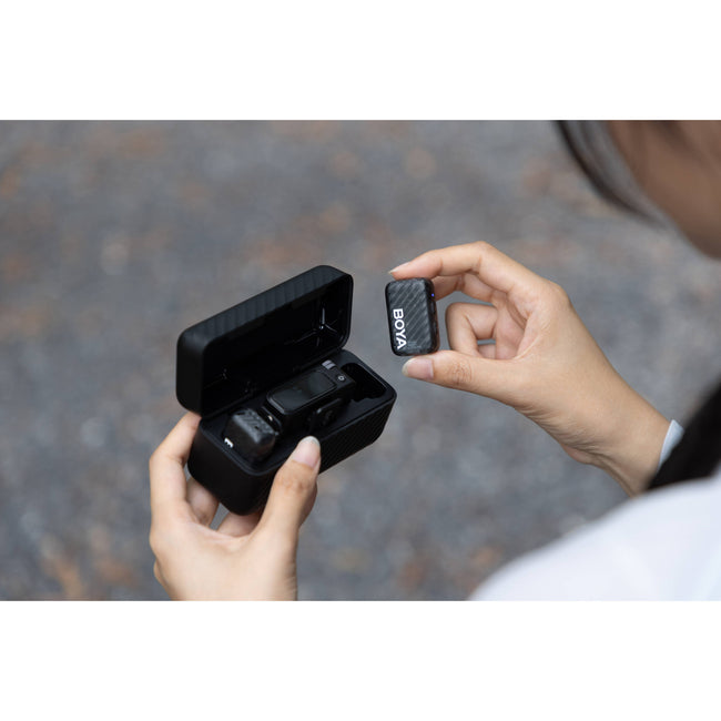 BOYA BOYAMIC 2 AI-Powered 2-Person Wireless Microphone System for Cameras and Mobile Devices (2.4 GHz)