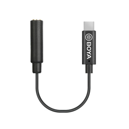 BOYA BY-K4 TYPE-C to 3.5mm TRS Mic Adapter