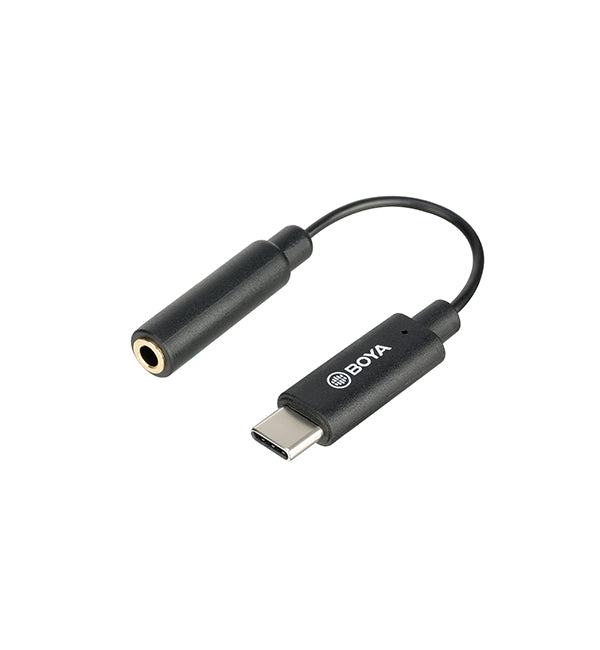 BOYA BY-K4 TYPE-C to 3.5mm TRS Mic Adapter