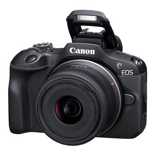 Canon EOS R100 Mirrorless Camera with RF-S 18-45mm Lens