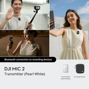DJI Mic 2 Transmitter - Pearl White