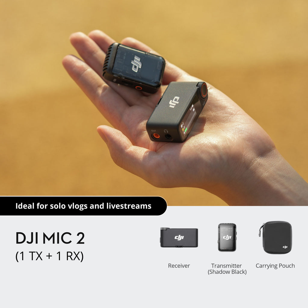 デジタルカメラ DJI mic DJI Mic 2 - All-In-One Professional Wireless Microphone System