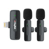 Digitek DWM-009 PRO 2.4G 1 Receiver with Lightning Connector & Dual Respondent 2 Wireless Microphone