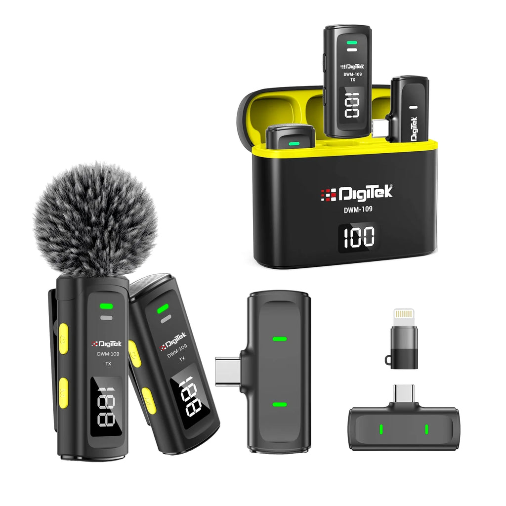 Digitek DWM-109 2-in-1 Wireless Microphone