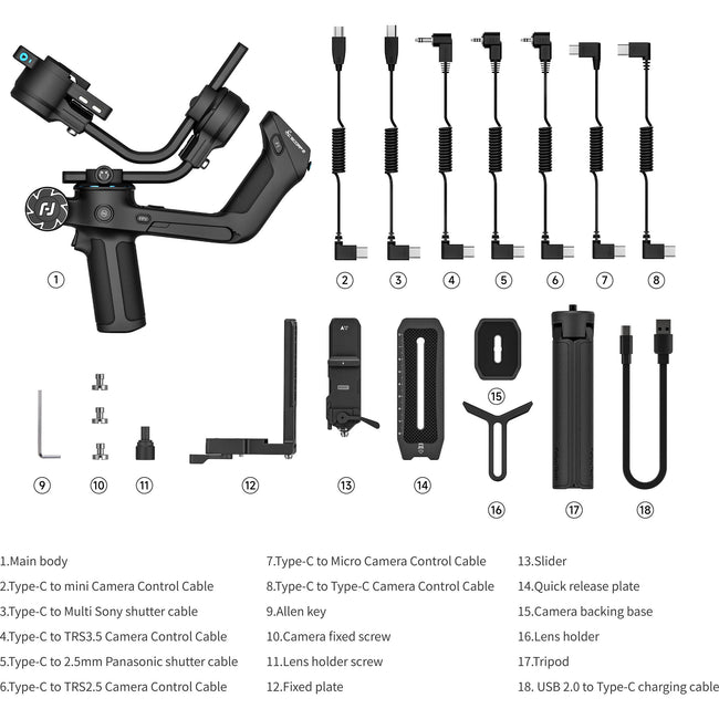 FeiyuTech SCORP 2 3-Axis Handheld Gimbal for Camera