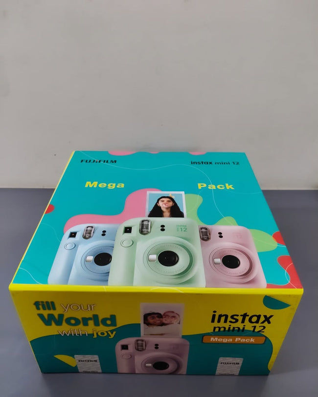 Fujifilm Instax Mini 12 Mega Pack - Pink