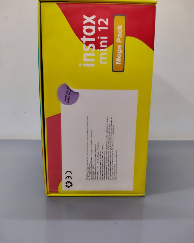 Fujifilm Instax Mini 12 Mega Pack - Pink