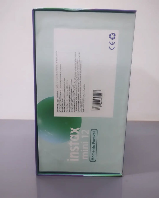 Instax Mini 12 Moments Forever - Ash White