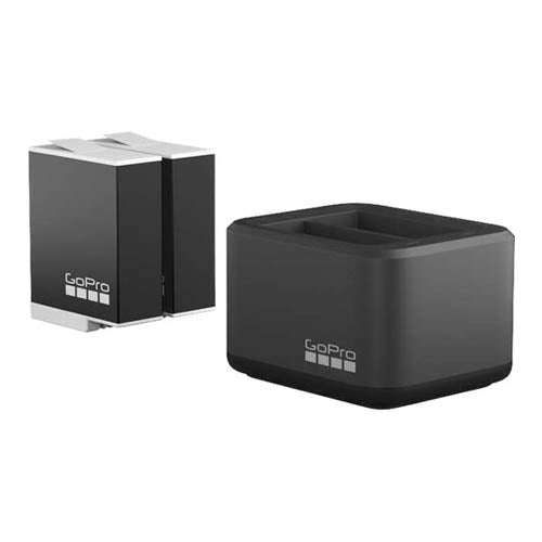 GoPro Dual-Battery Charger with Two Enduro Batteries