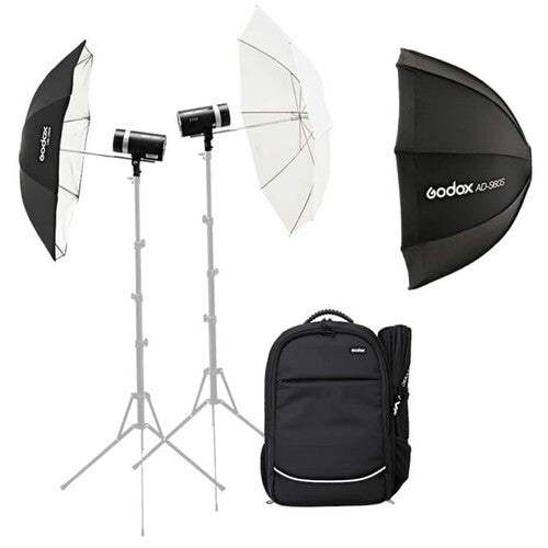 Godox AD300pro 2-Light Kit with Backpack & Octa Softbox