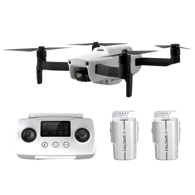 IZI Spectra Combo, 4K HDR Drone, Night Vision, 1-Inch CMOS, 102 Min Flight, 22KM Range, Omni Obstacle Sensor,1 key RTH