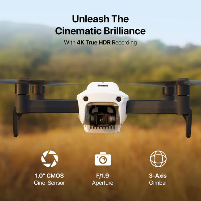 IZI Spectra Combo, 4K HDR Drone, Night Vision, 1-Inch CMOS, 102 Min Flight, 22KM Range, Omni Obstacle Sensor,1 key RTH