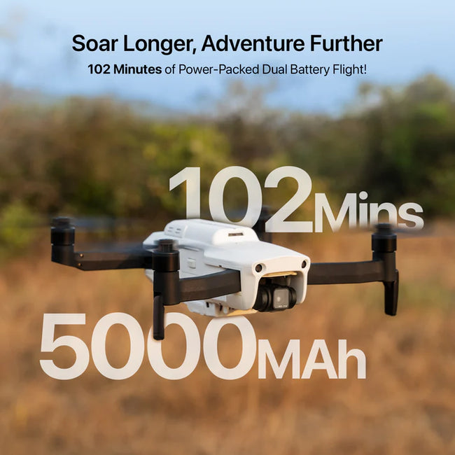 IZI Spectra Combo, 4K HDR Drone, Night Vision, 1-Inch CMOS, 102 Min Flight, 22KM Range, Omni Obstacle Sensor,1 key RTH