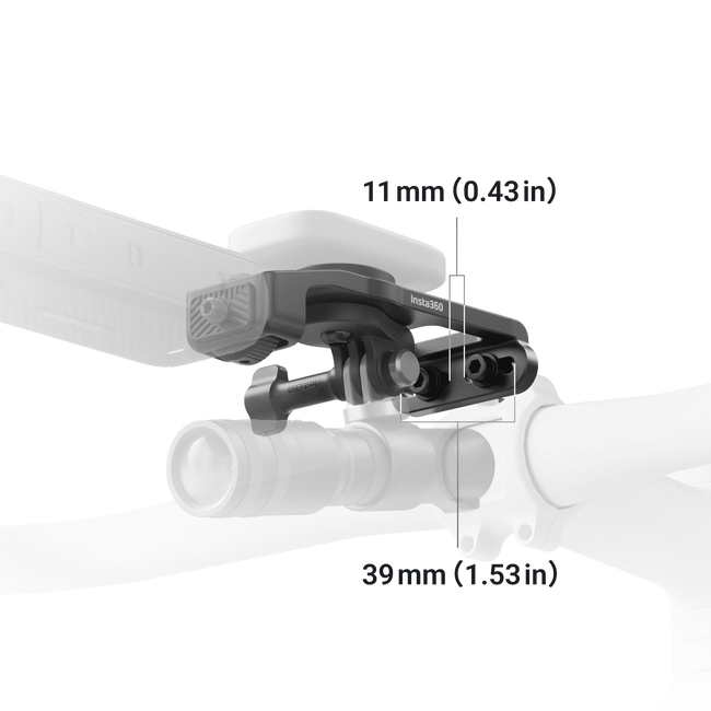 Insta360 Bike Computer Mount - Integrated Handlebars