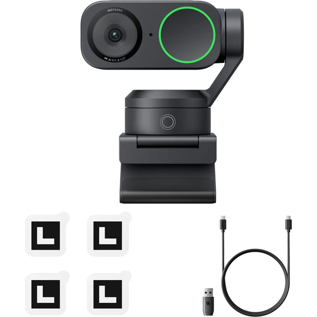 Insta360 Link 2 4K AI Webcam (Black)
