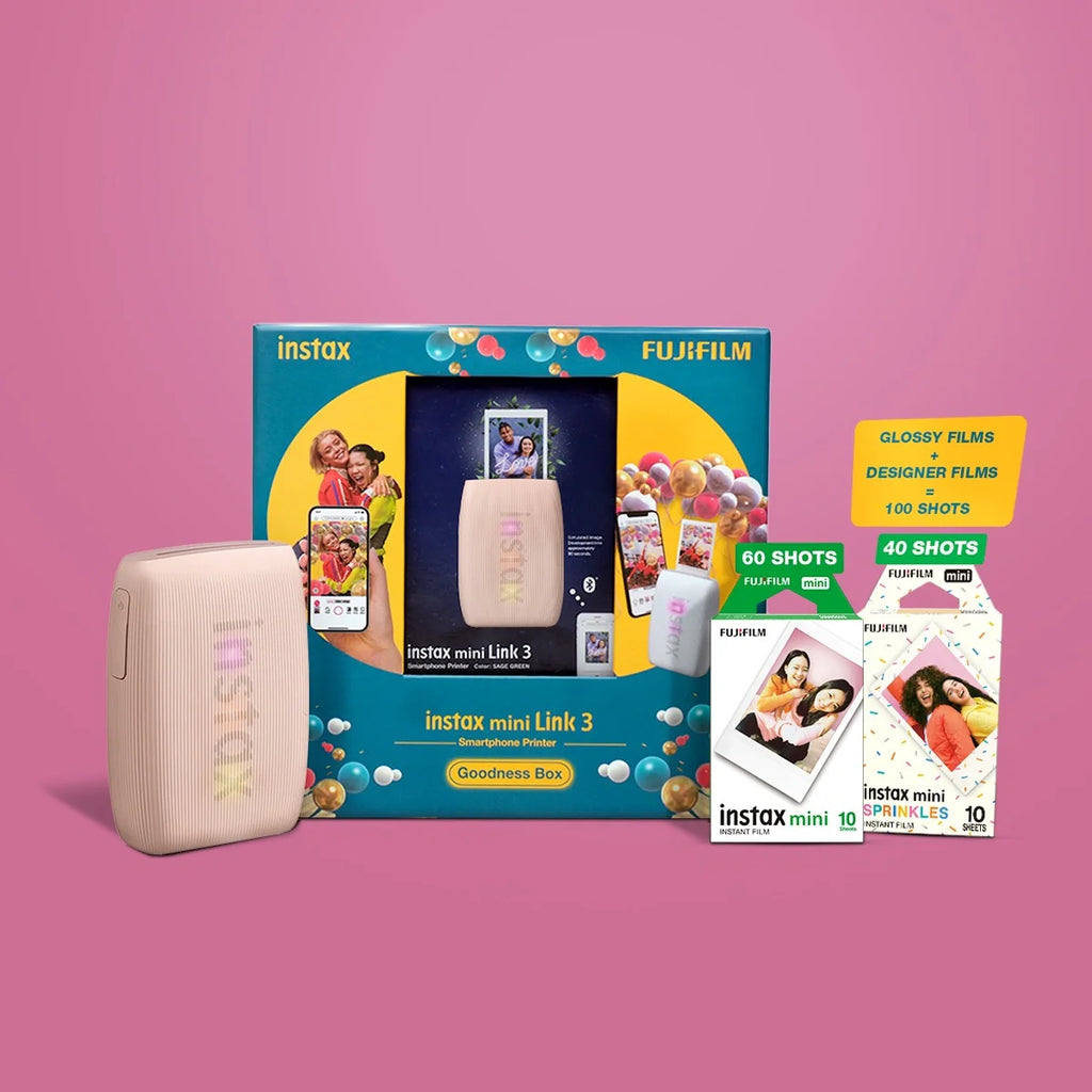 Fujifilm Instax Mini Link 3 Goodness Box - Sage Green