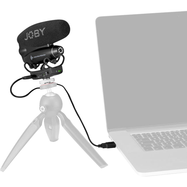 JOBY Wavo PRO Hybrid Analog/USB Camera-Mount Shotgun Microphone