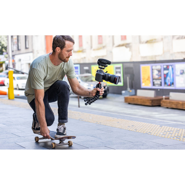 JOBY Wavo PRO Hybrid Analog/USB Camera-Mount Shotgun Microphone