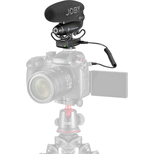 JOBY Wavo PRO Hybrid Analog/USB Camera-Mount Shotgun Microphone