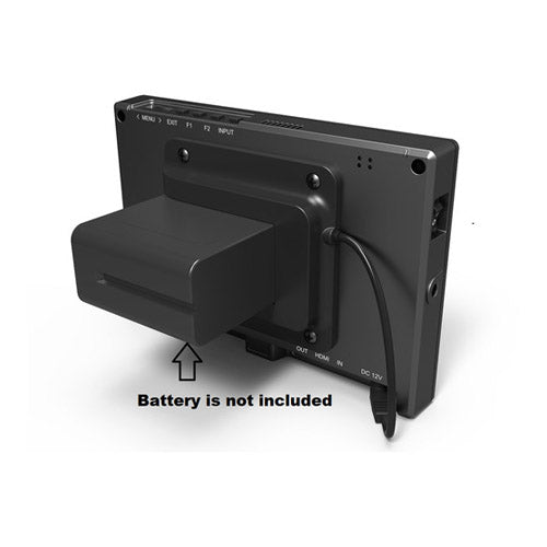 Lilliput FS7 7" 4K HDMI/3G-SDI Monitor with L-Series Type Plate