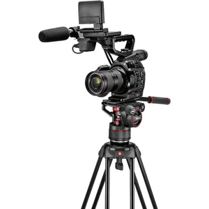 Manfrotto Nitrotech N8 Fluid Video Head and 536 Carbon Fiber Single-Leg Tripod