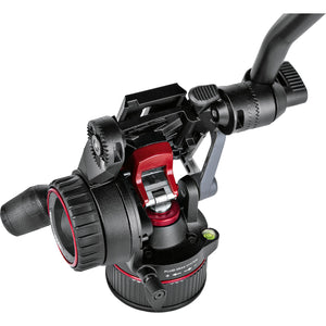 Manfrotto Nitrotech N8 Fluid Video Head and 536 Carbon Fiber Single-Leg Tripod