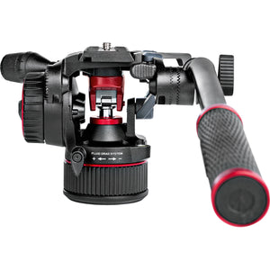 Manfrotto Nitrotech N8 Fluid Video Head and 536 Carbon Fiber Single-Leg Tripod