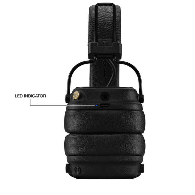 Marshall Major V On-Ear Wireless Bluetooth Headphones (Black)