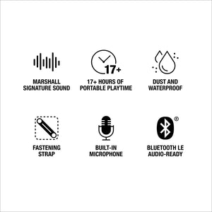 Marshall Willen II Portable Bluetooth Speaker (Cream)