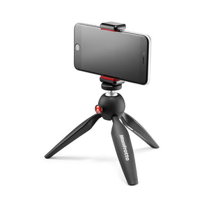 Mini Tripod Black with Universal Smartphone Clamp