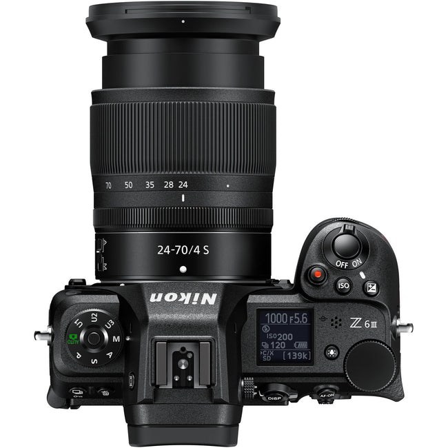 Nikon Z 6III Mirrorless Camera with NIKKOR Z 24-70mm f/4 S Lens
