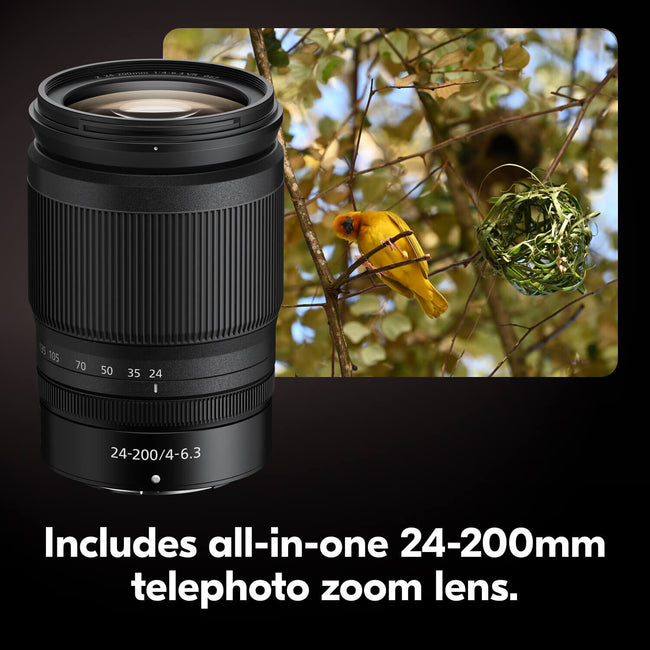 Nikon Z5 II Mirrorless Camera with 24-200mm f/4-6.3 Lens