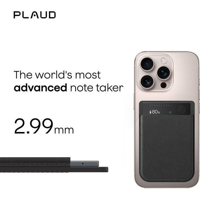 PLAUD AI Plaud Note Pro AI-Powered Transcriber (Black)