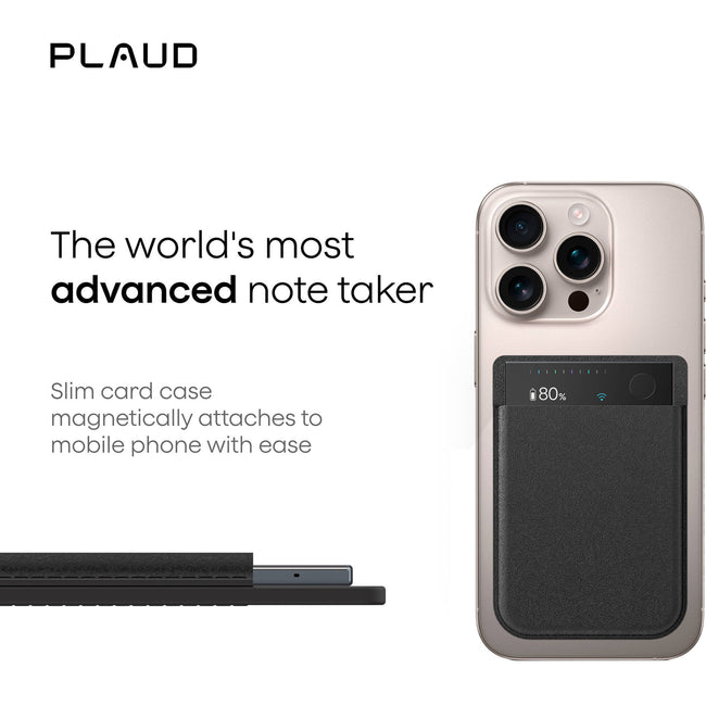 PLAUD AI Plaud Note Pro AI-Powered Transcriber (Black)