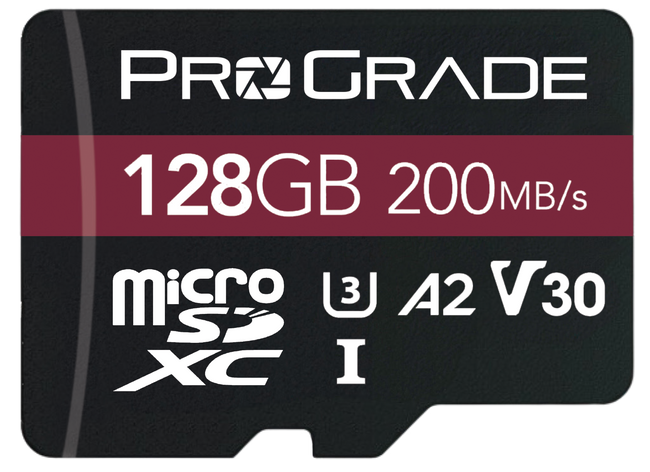 ProGrade Digital 128GB MicroSDXC UHS-1 V30 Memory Card