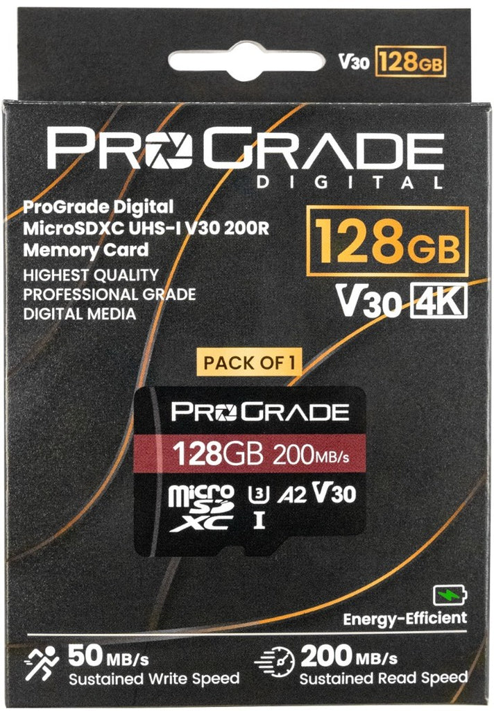 Buy ProGrade Digital 128GB MicroSDXC UHS-1 V30 Memory Card Online