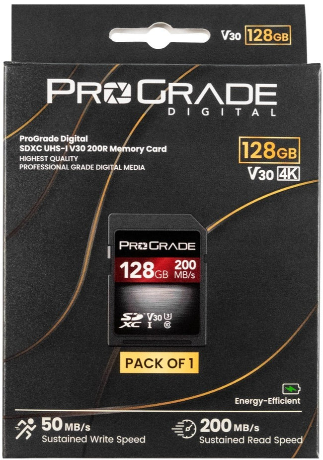ProGrade Digital 128GB SDXC UHS-1 V30 Memory Card