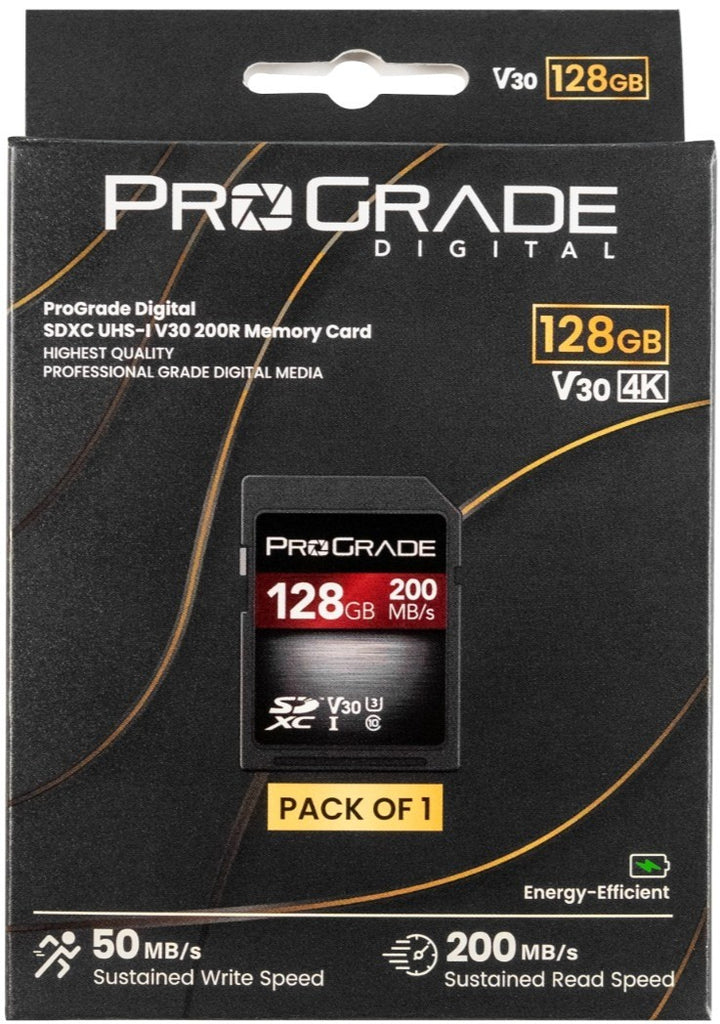 Buy ProGrade Digital 128GB SDXC UHS-1 V30 Memory Card Online at