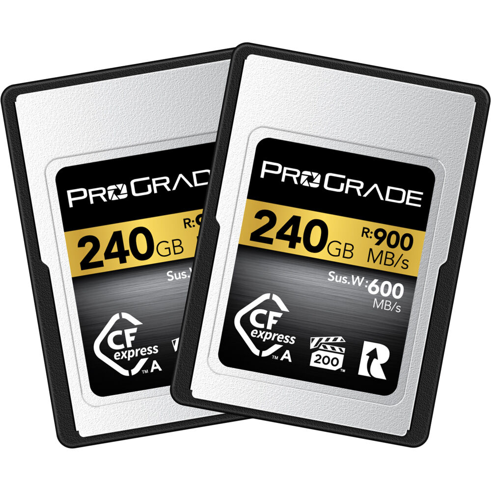 ProGrade Digital 240GB CFexpress 2.0 VPG 200 Type 2-Pack