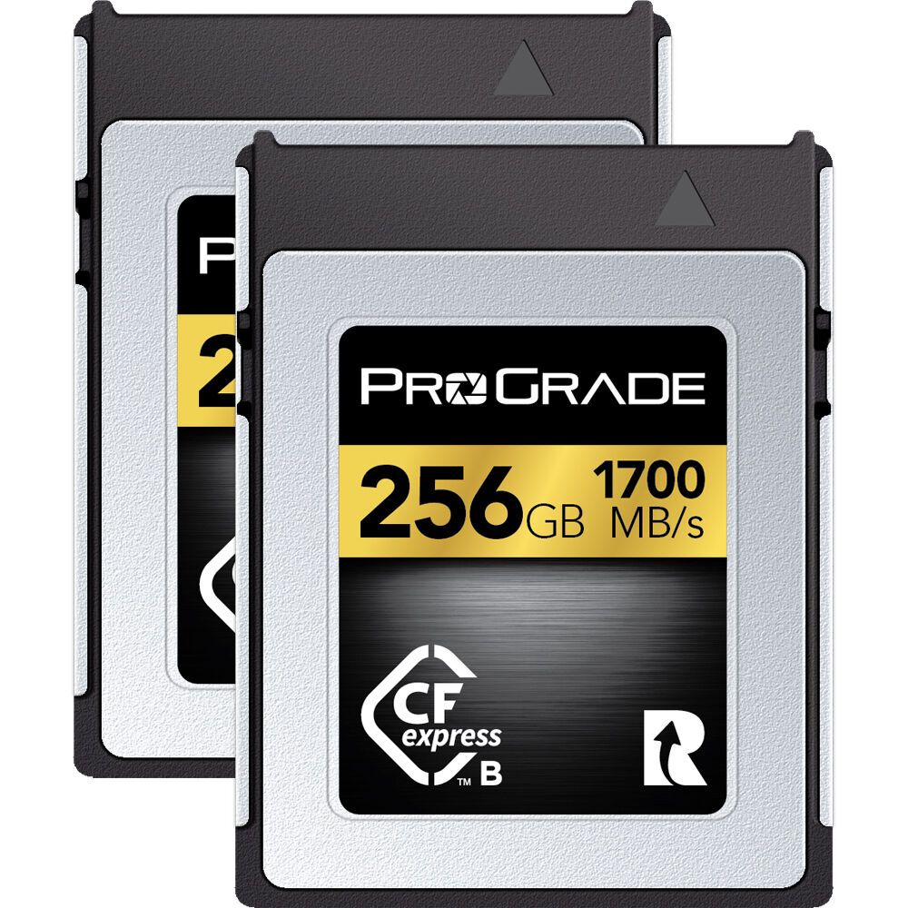 ProGrade Digital 256GB CFexpress 2.0 Type B Gold Memory Card 2-Pack