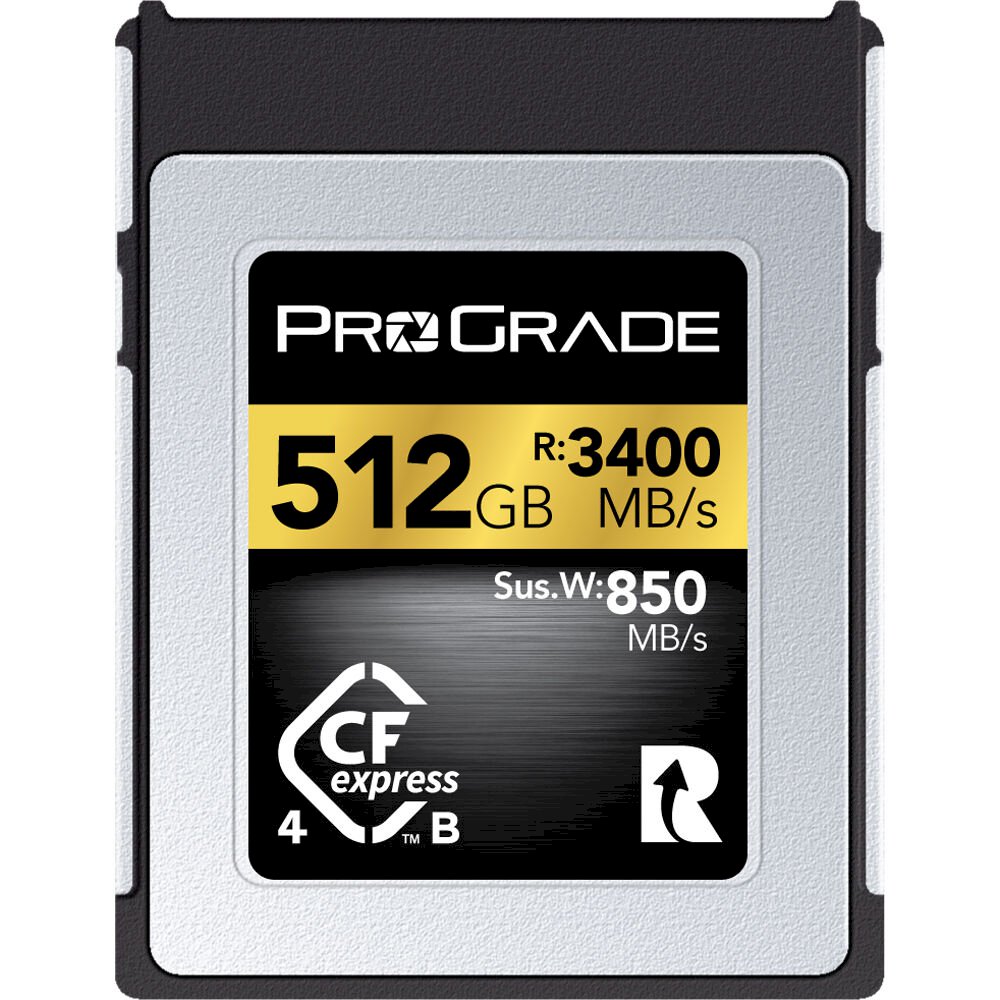 Buy ProGrade Digital 512GB CFexpress 4.0 Type B Gold Memory Card 