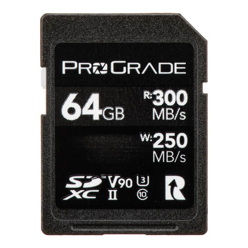 ProGrade Digital SDXC UHSII V90 Memory Card 64GB